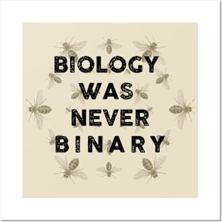 biology was never binary Posters and Art